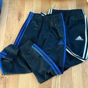 Two pairs of Adidas Kids Black Joggers